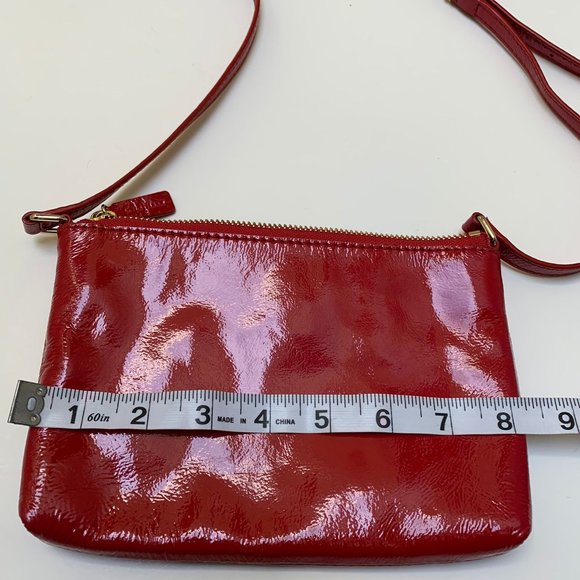 Cole Haan Red Patent Crossbody Bag - Picture 4 of 5